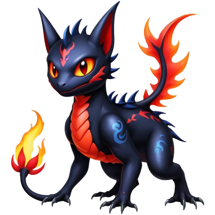 Shiny Epic Badass Gothic Noibat-Salandit-Litten-Hybrid emoji