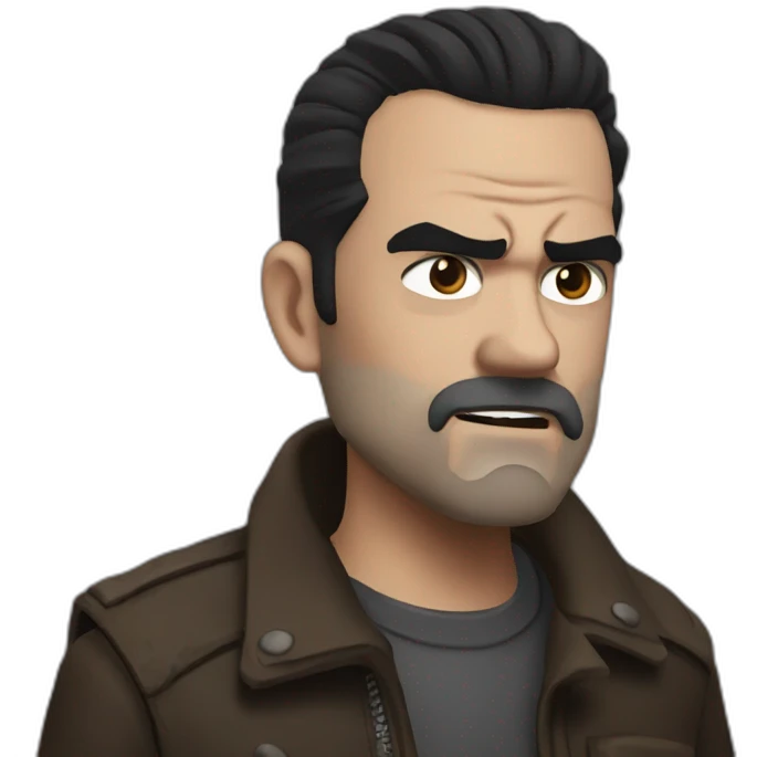 Negan the walking dead emoji