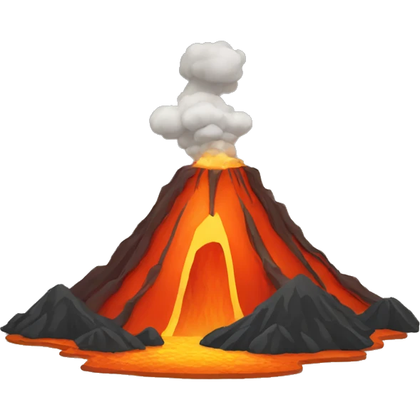 volcano emoji