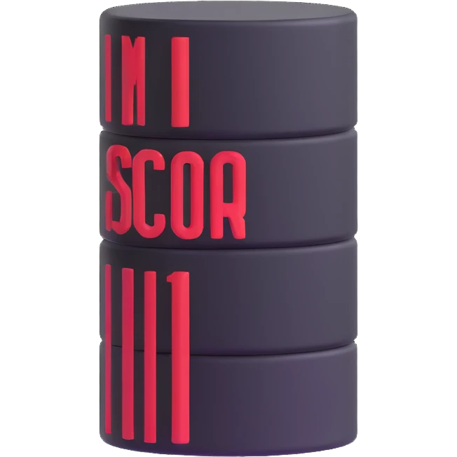 database cylinder with SQL code symbols, no text emoji