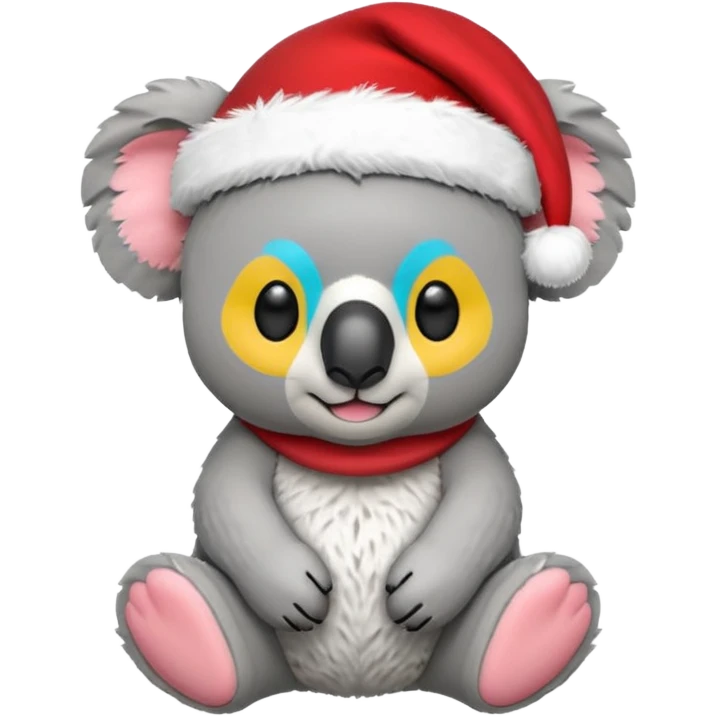Koala with santa and tonies set emoji