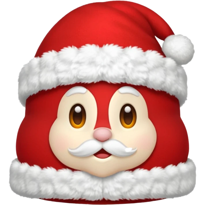 red noel hat emoji