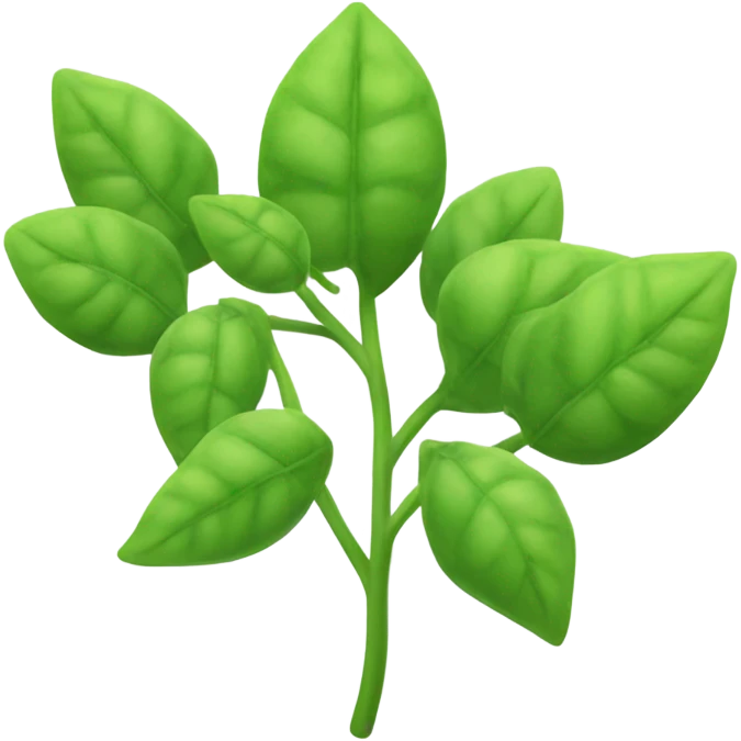Soybean plant  emoji