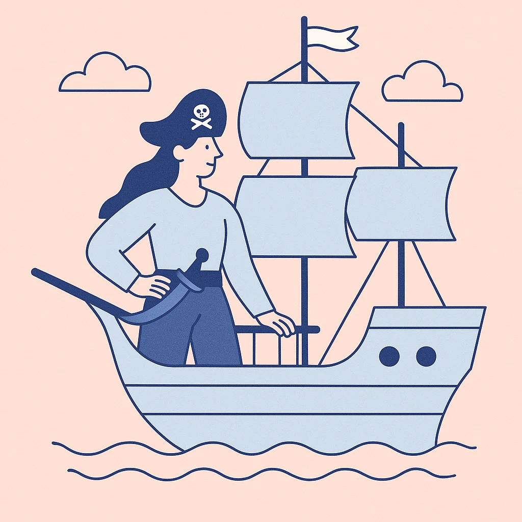 pirate ship emoji