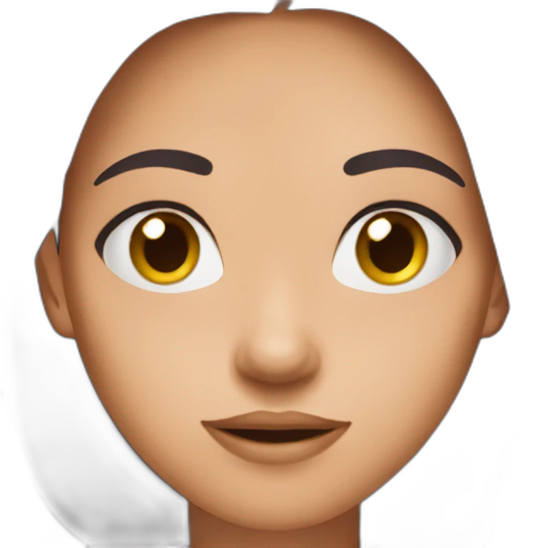 brunette with purple shirt hungry emoji
