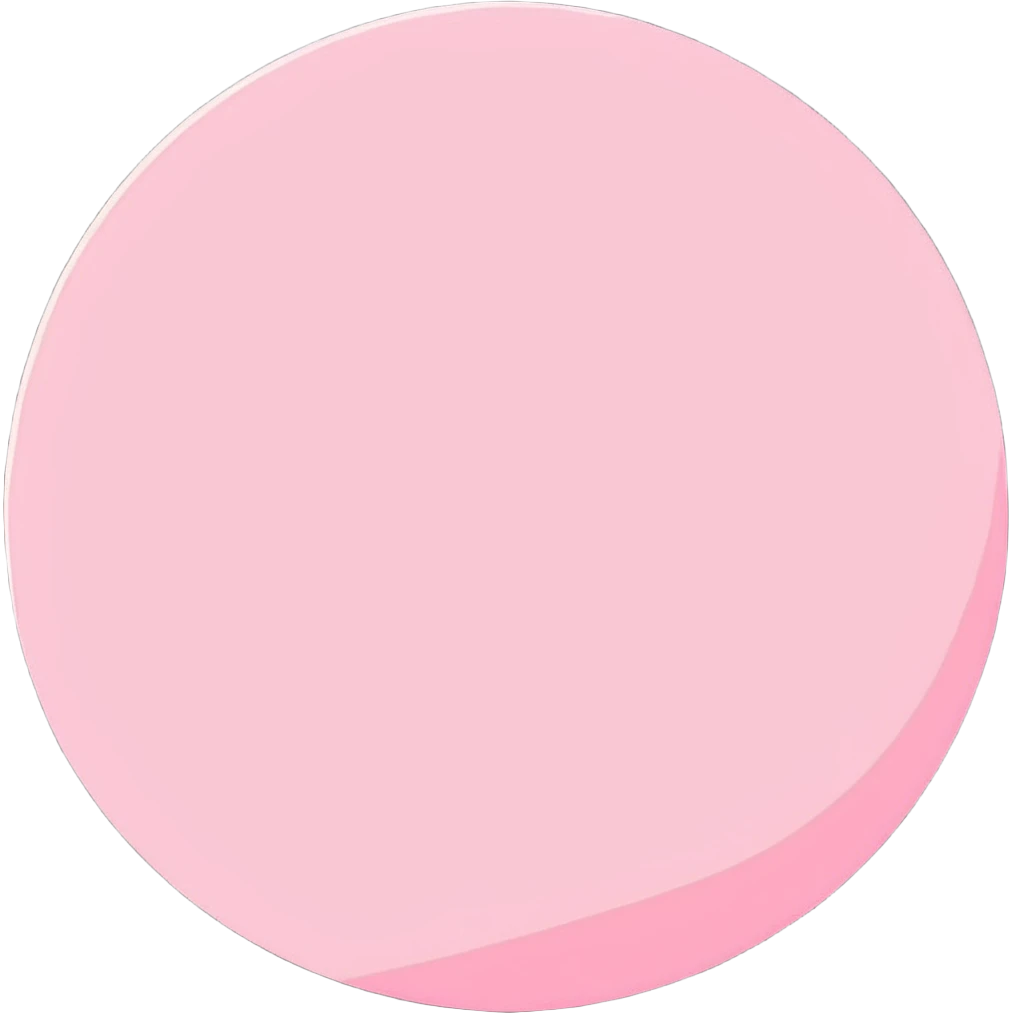 pink circle emoji