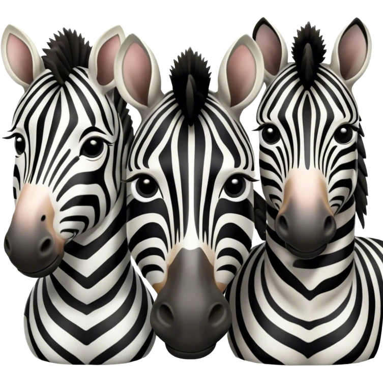 zebra and the other two are the only ones who are in the same class  emoji