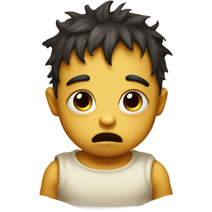 Tired monster baby  emoji