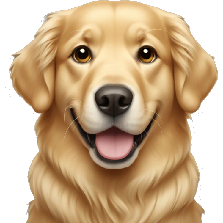 golden retriever  emoji