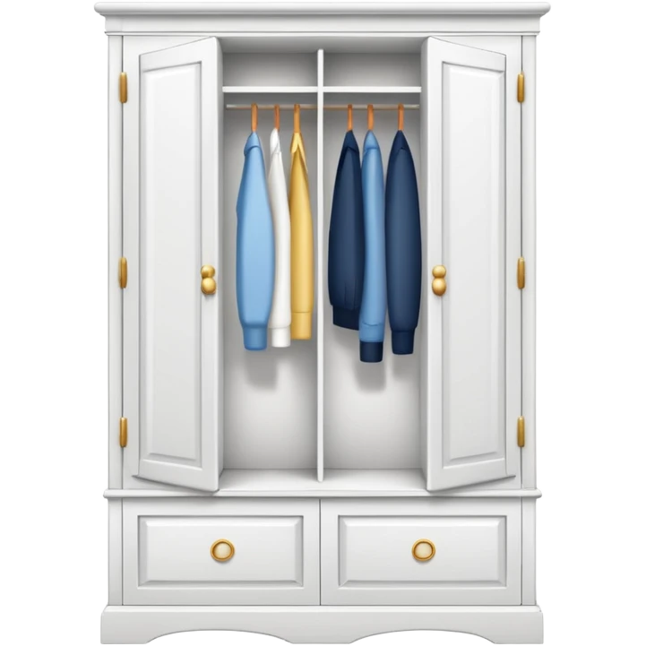 white Wardrobe emoji