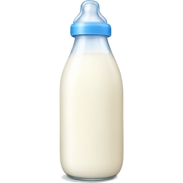 baby bottle milk
 emoji