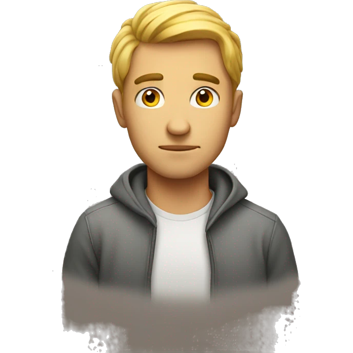 Guy side eyeing  emoji