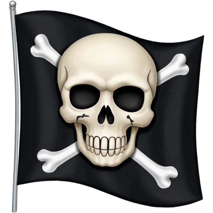 Russian Empire scull flag emoji