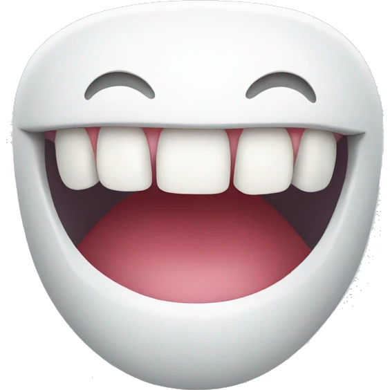 Smile teeth emoji