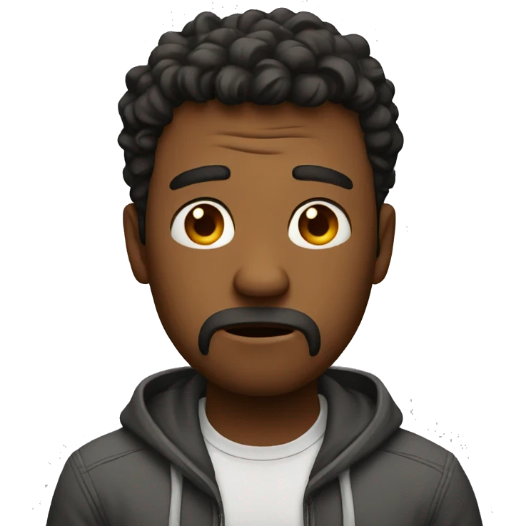 worried guy emoji