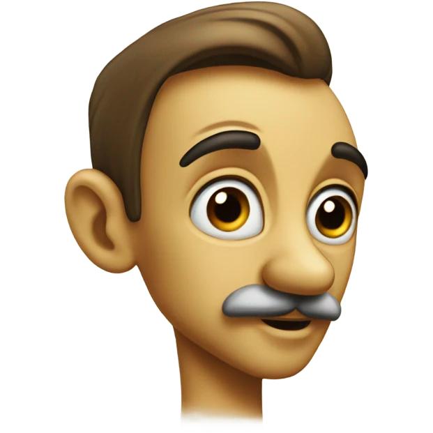 Pinocchio with a long nose emoji