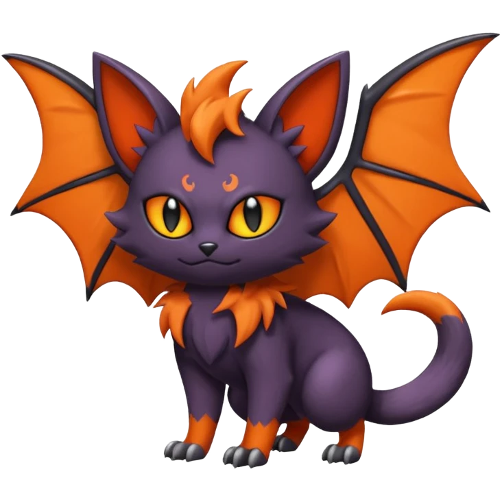 Noibat-Litten-Torracat-fusion-Fakemon-Pokémon-creature  emoji