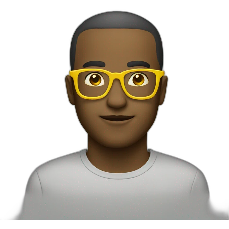 Yellow Glasses emoji