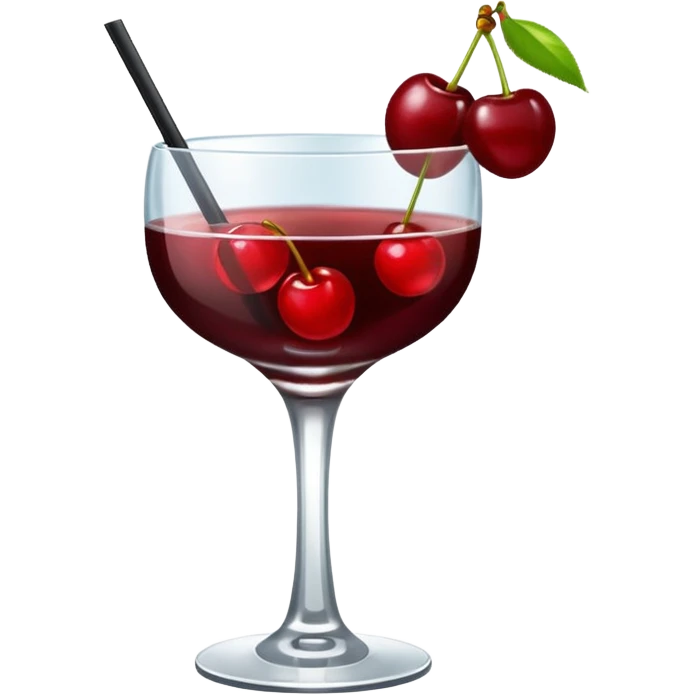 Mach mir einen Cherry Manhattan Cocktail mit wenig Kirschen emoji