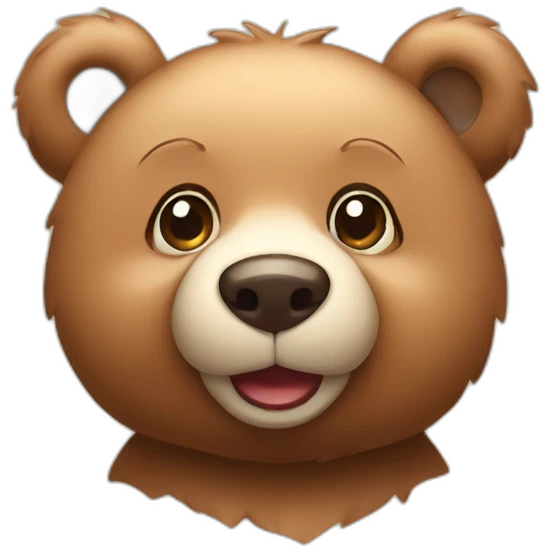 cute bear emoji