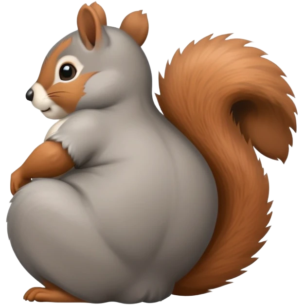 squirrel twerking with a big butt emoji