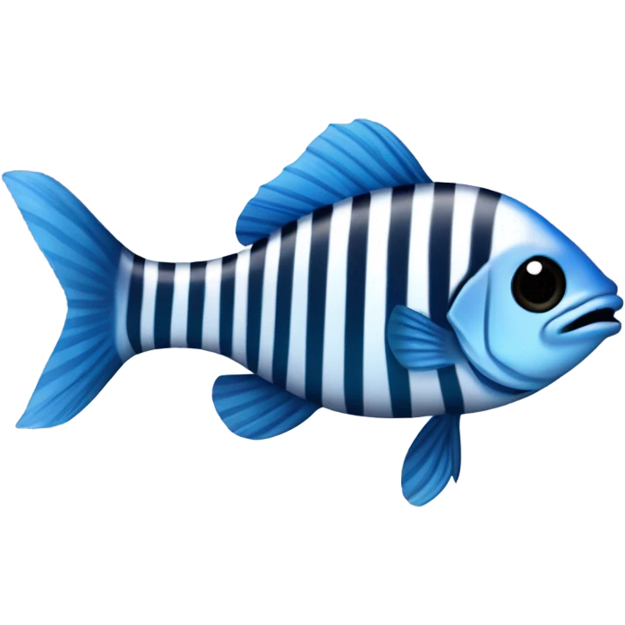 Danio rerio fish zebra emoji