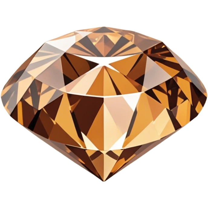 Diamant marron emoji