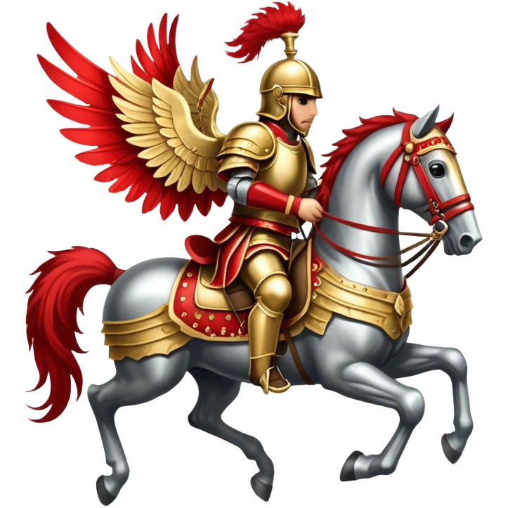 Winged hussar emoji