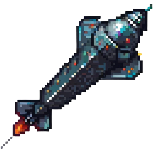Black Knight Satellite floating in space emoji