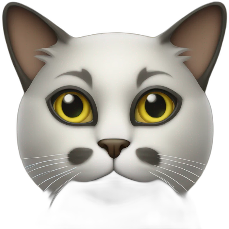cat wearing the mask from the film the mask emoji