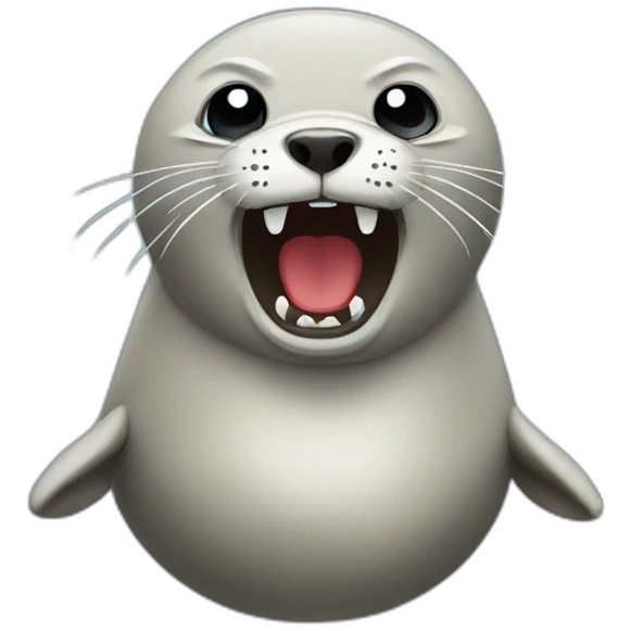 angry seal emoji