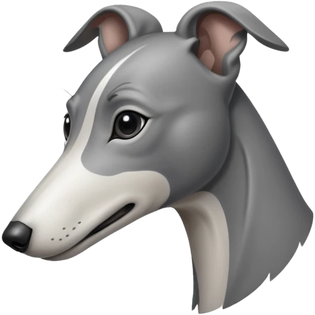 stilized greyhound looking to the right emoji