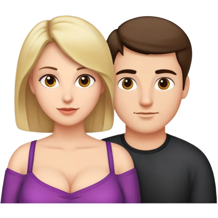 Naked woman with big boobs 45 years old and guy 18 years old emoji