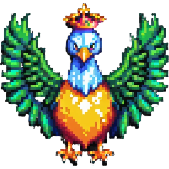 crowned phoenix emoji