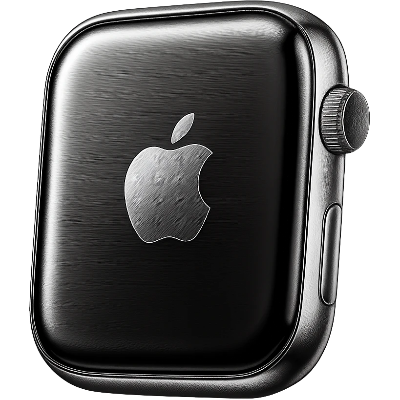 black apple watch emoji