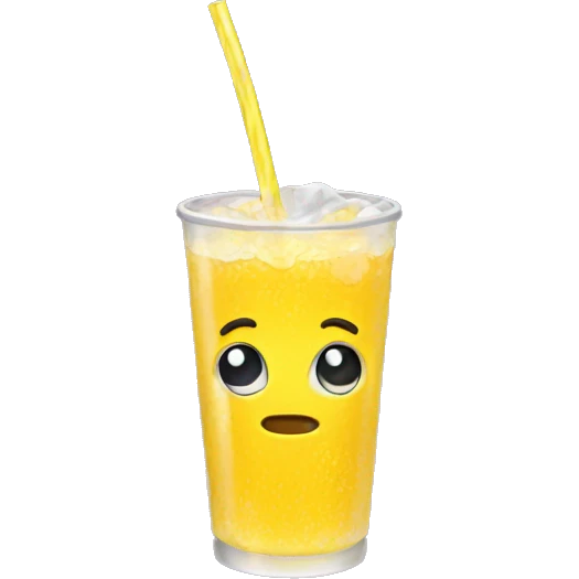 Yellow soda emoji