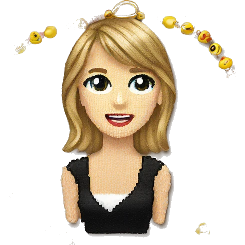 Taylor swift beaded friendship bracelet emoji