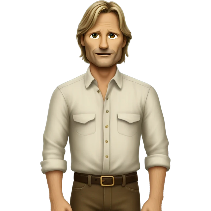 Viggo Mortenson as the blouse man  emoji