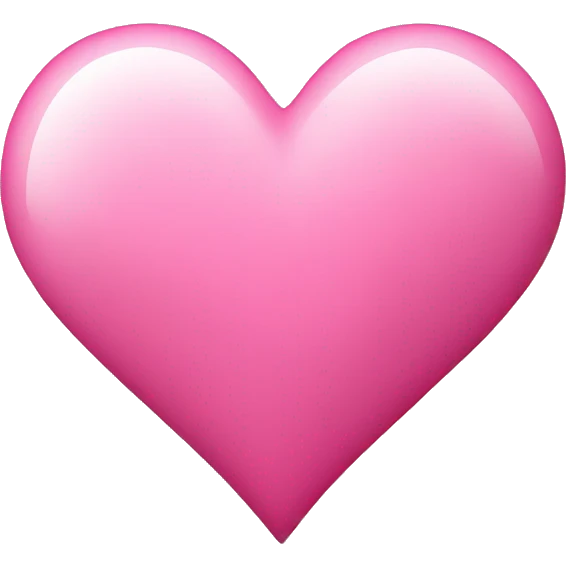 Heart pink  emoji