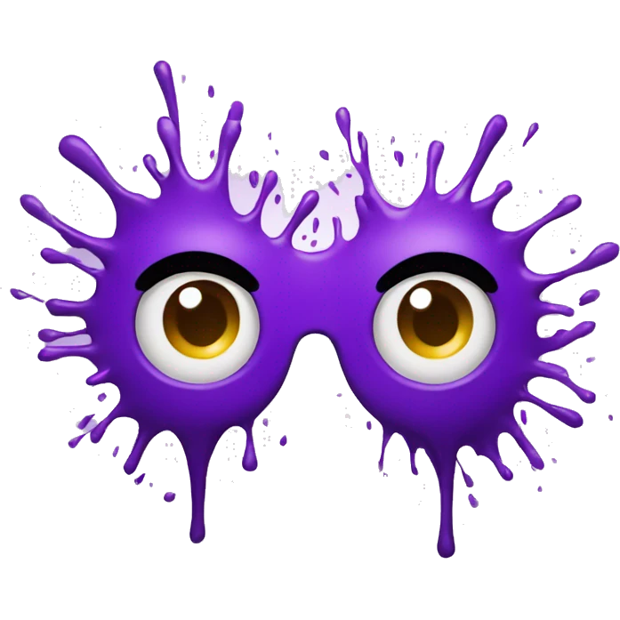 purple splatter emoji