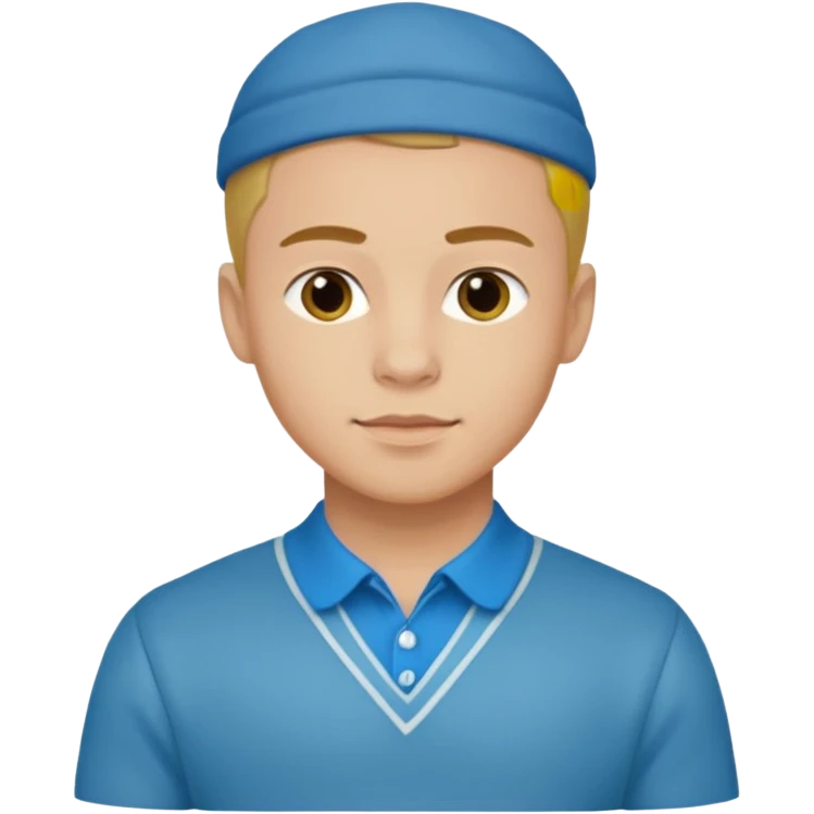 شاب جميل يرتدي ملابس نابولي emoji