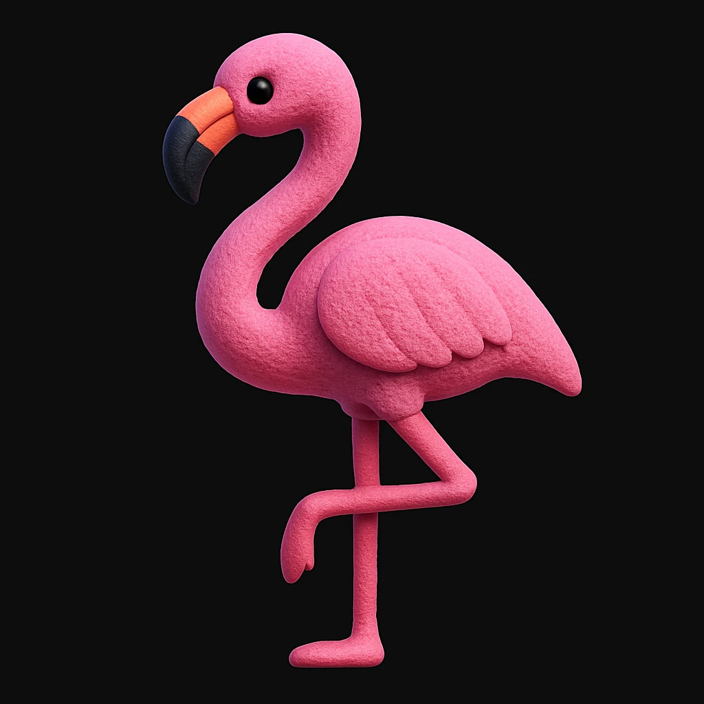 flamingo emoji