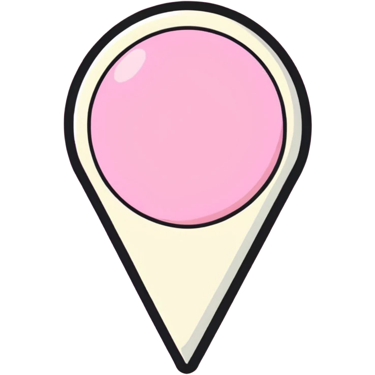 pink location pin emoji