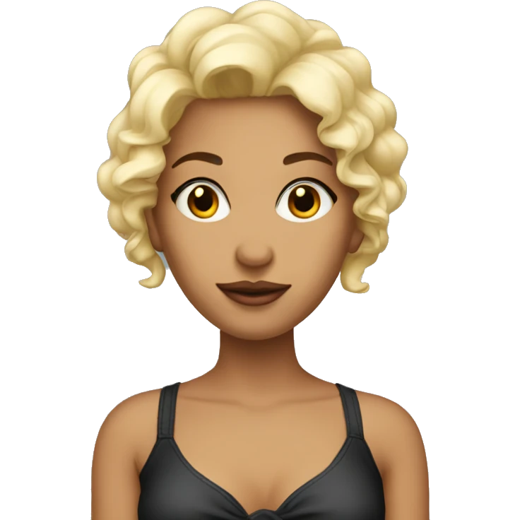 Coquette girl emoji