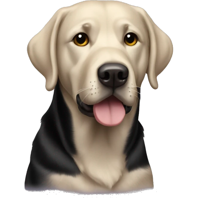 Black lab emoji