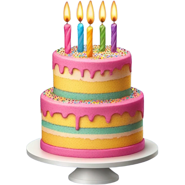 Birthday cake emoji