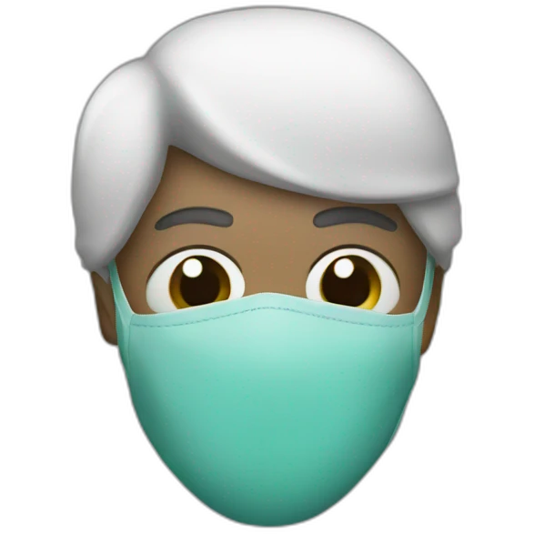 Masked man emoji