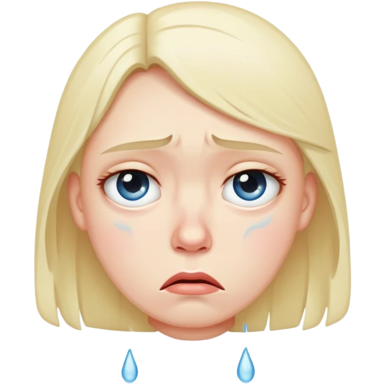 Upset pouty face emoji