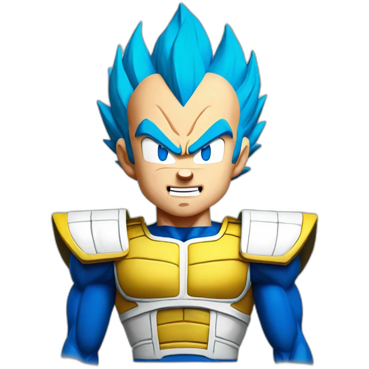 vegeta super saiyan blue emoji