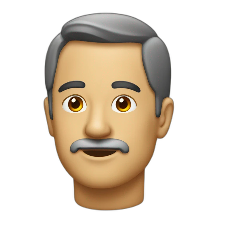 Hombre-calvo-cicatriz-en-cabeza-enfadado emoji